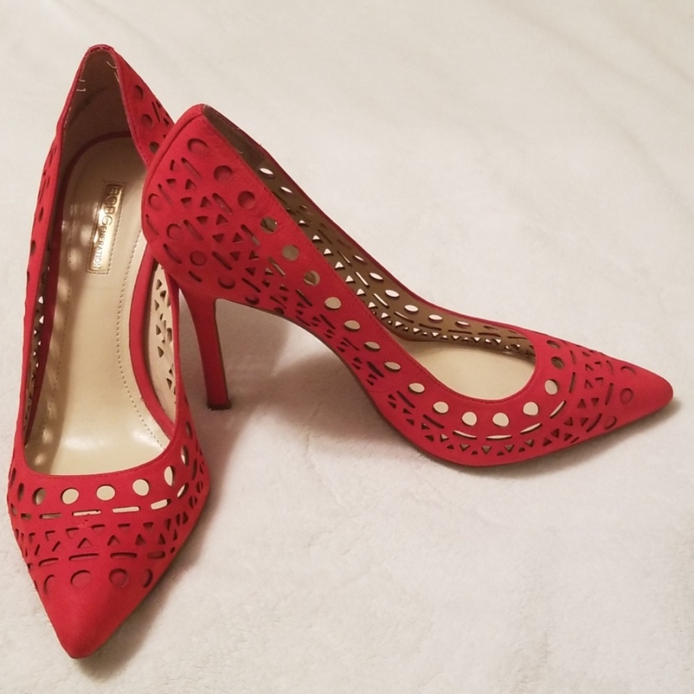 Sexy BCBG Generation Orange Pumps